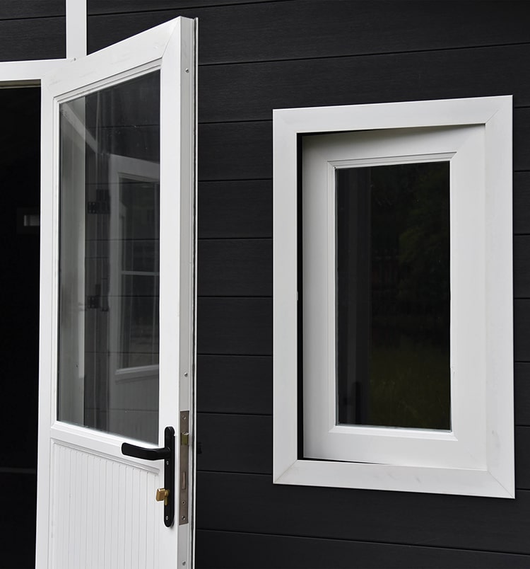 Fiber-Wood-Shed-Steel-Door | FiberWood