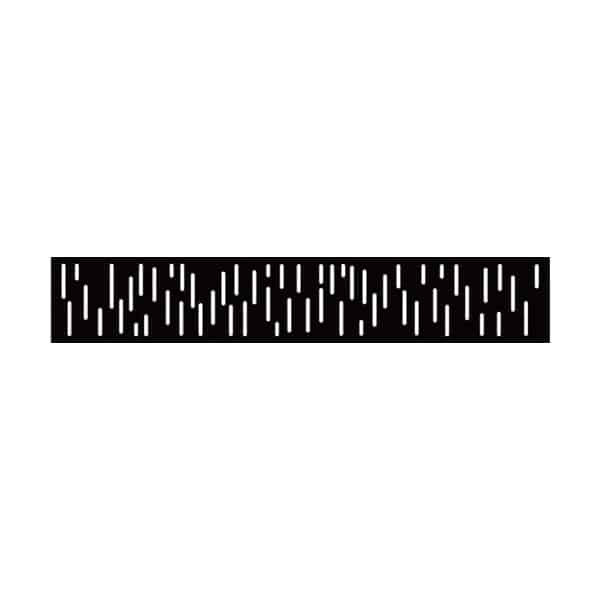 FIBERWOOD-Panneau-decoratif-en-aluminium-Edition-Matrix-Noir-6-x-1 | FiberWood