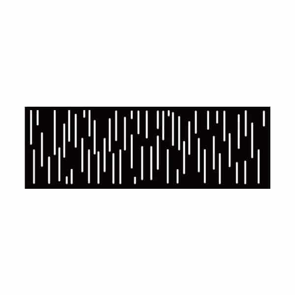 FIBERWOOD-Panneau-decoratif-en-aluminium-Edition-Matrix-Noir-6-x-2 | FiberWood