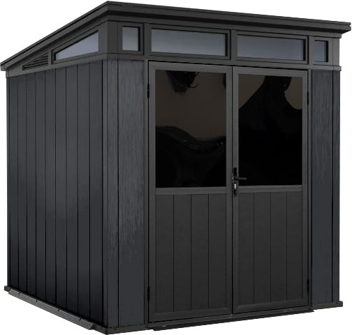 FiberWood-Shed-Mirage-Grey-Rock-7-x-7 | FiberWood