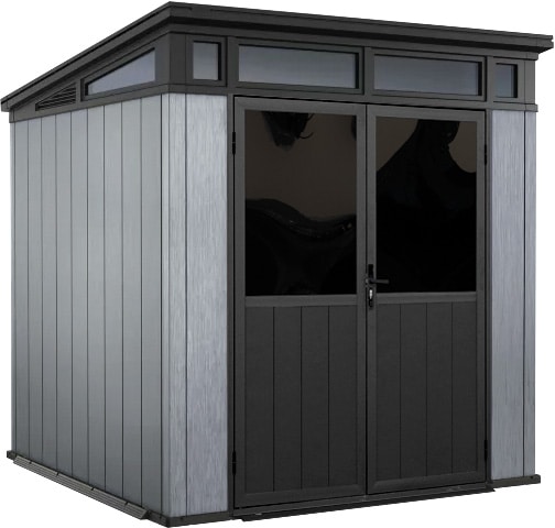 FiberWood-Shed-Mirage-Nordic-Grey-7-x-7 | FiberWood