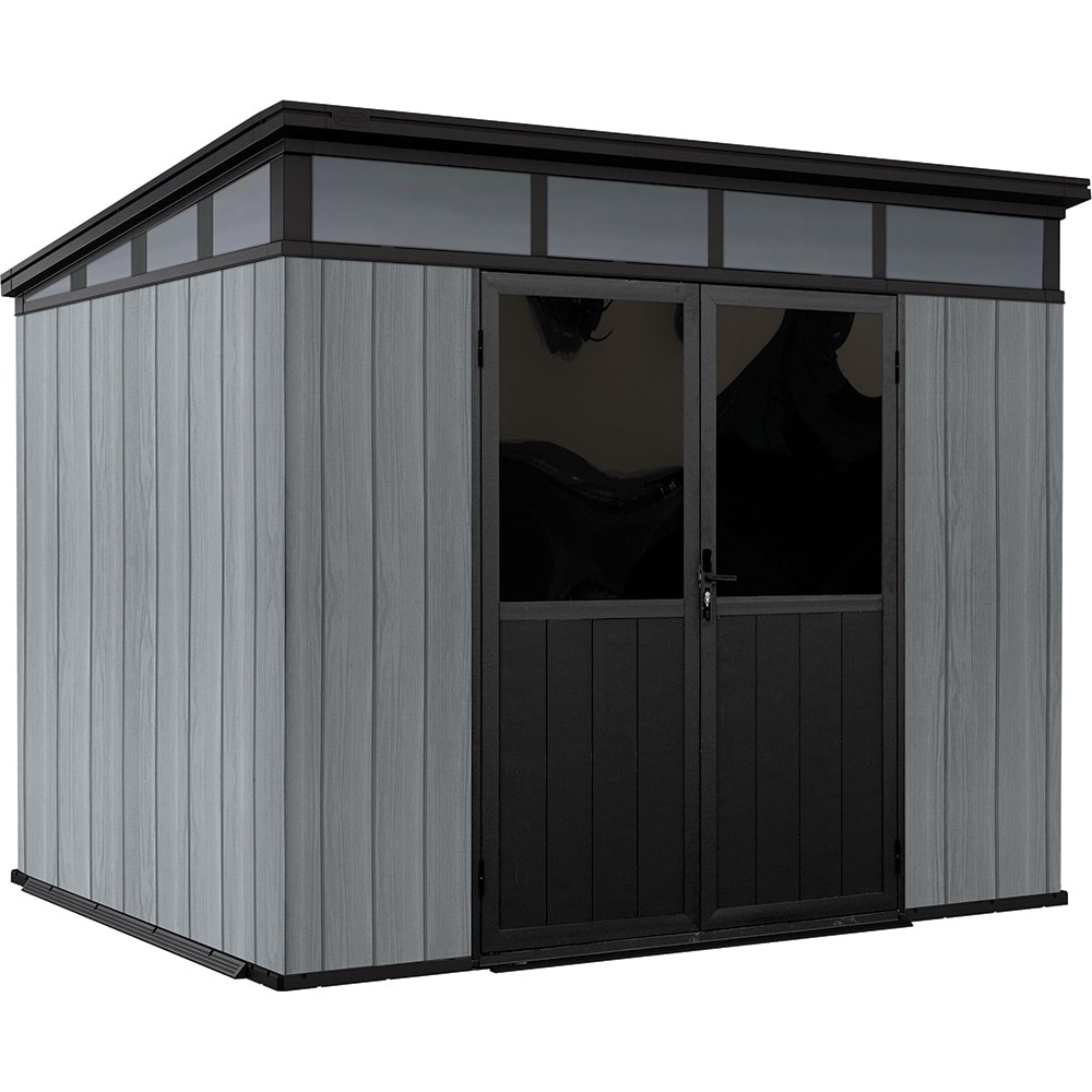 FiberWood-Shed-Mirage-Nordic-Grey-9-x-7 | FiberWood