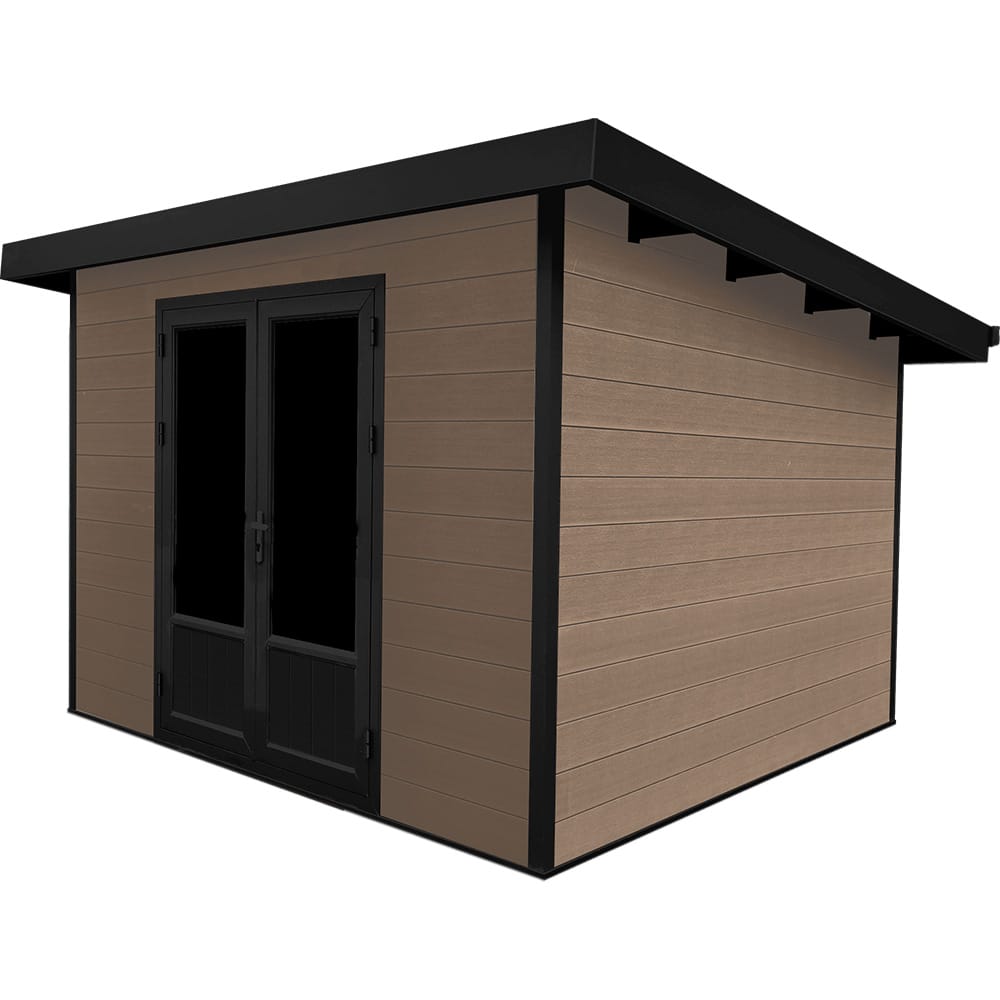 FiberWood-Shed-Mistral-Walnut-10-x-10 | FiberWood