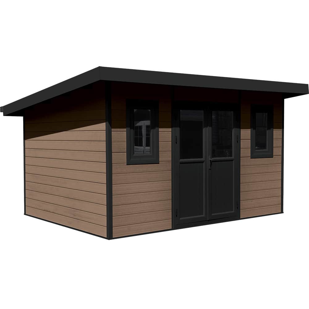 FiberWood-Shed-Mistral-Walnut-12-x-10 | FiberWood