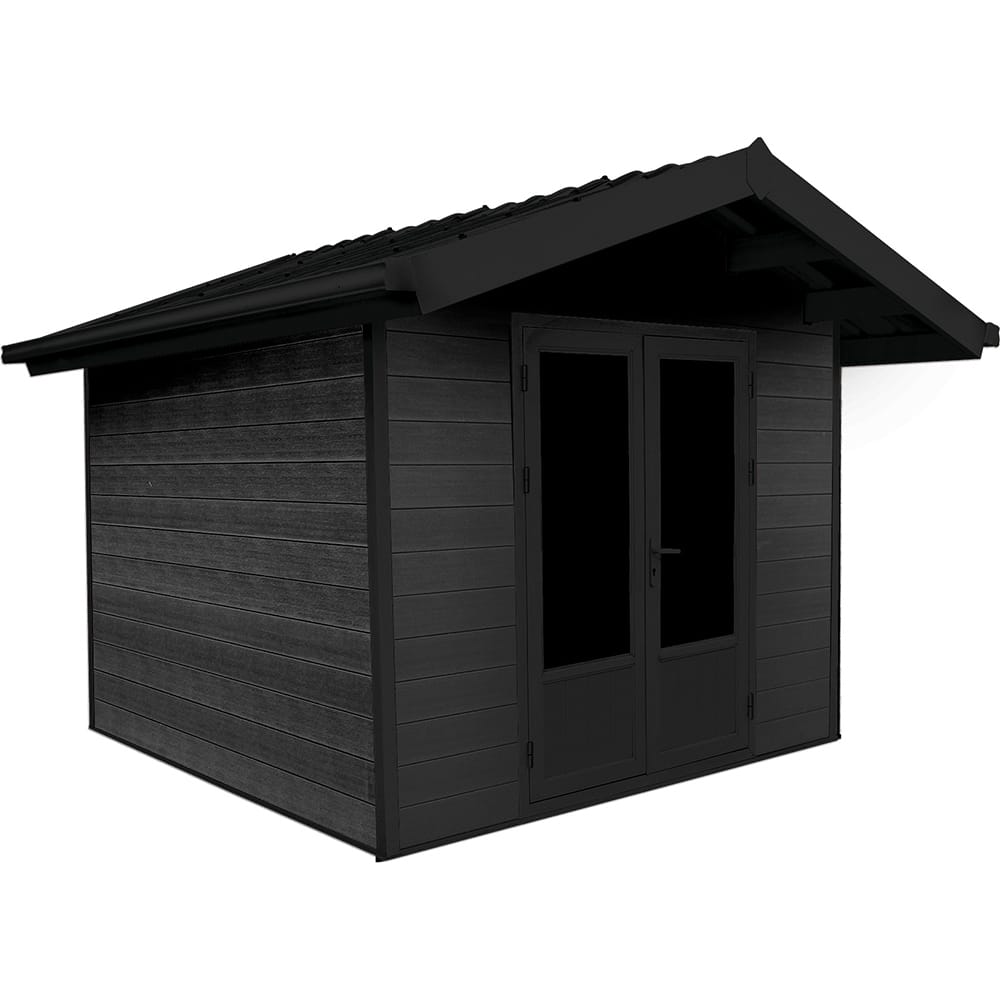 FiberWood-Shed-Scandinavian-Grey-Rock-10-x-10 | FiberWood