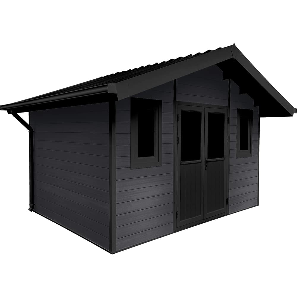 FiberWood-Shed-Scandinavian-Grey-Rock-12-x-10 | FiberWood