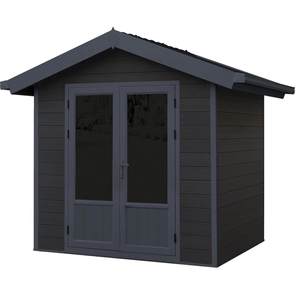FiberWood-Shed-Scandinavian-Grey-Rock-7-x-7 | FiberWood