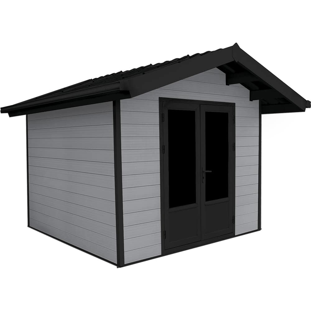 FiberWood-Shed-Scandinavian-Nordic-Grey-10-x-10 | FiberWood
