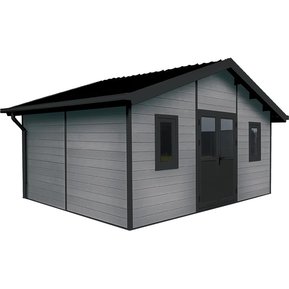 FiberWood-Shed-Scandinavian-Nordic-Grey-16-x-12 | FiberWood