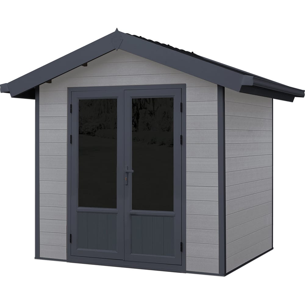 FiberWood-Shed-Scandinavian-Nordic-Grey-7-x-7 | FiberWood