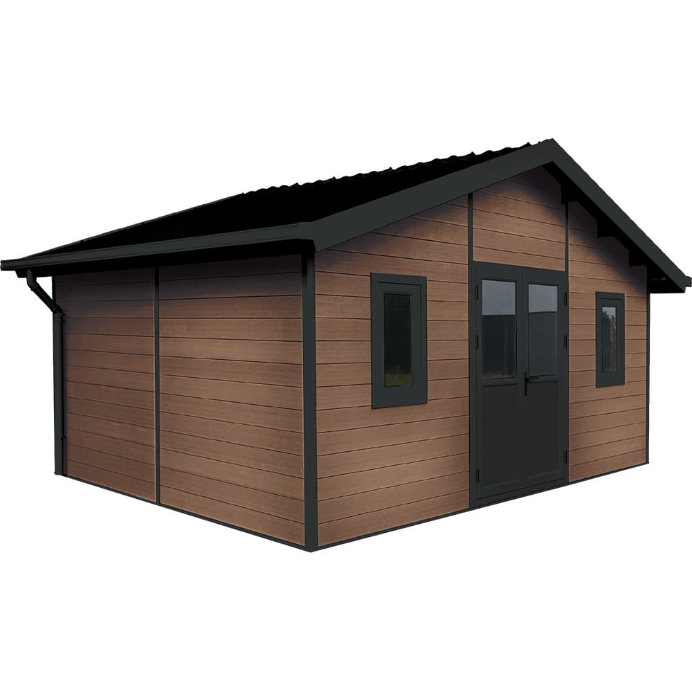FiberWood-Shed-Scandinavian-Walnut-16-x-12 | FiberWood