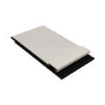 Panneau composite vertical en fini blanc chêne brossé