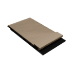 Panneau composite brun classique effet bois avec profil vertical Planche et Baguette