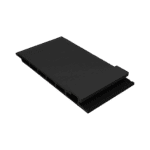 Panneau de revêtement noir en composite style Planche et Baguette avec fini brossé