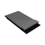 Panneau composite gris foncé avec profil vertical Planche et Baguette