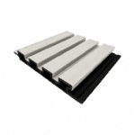 Panneau nervuré blanc chêne FiberWood Imperial pour murs intérieurs ou extérieurs