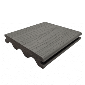 Pearl Grey Advantage decking board with realistic woodgrain texture and clean edge profile