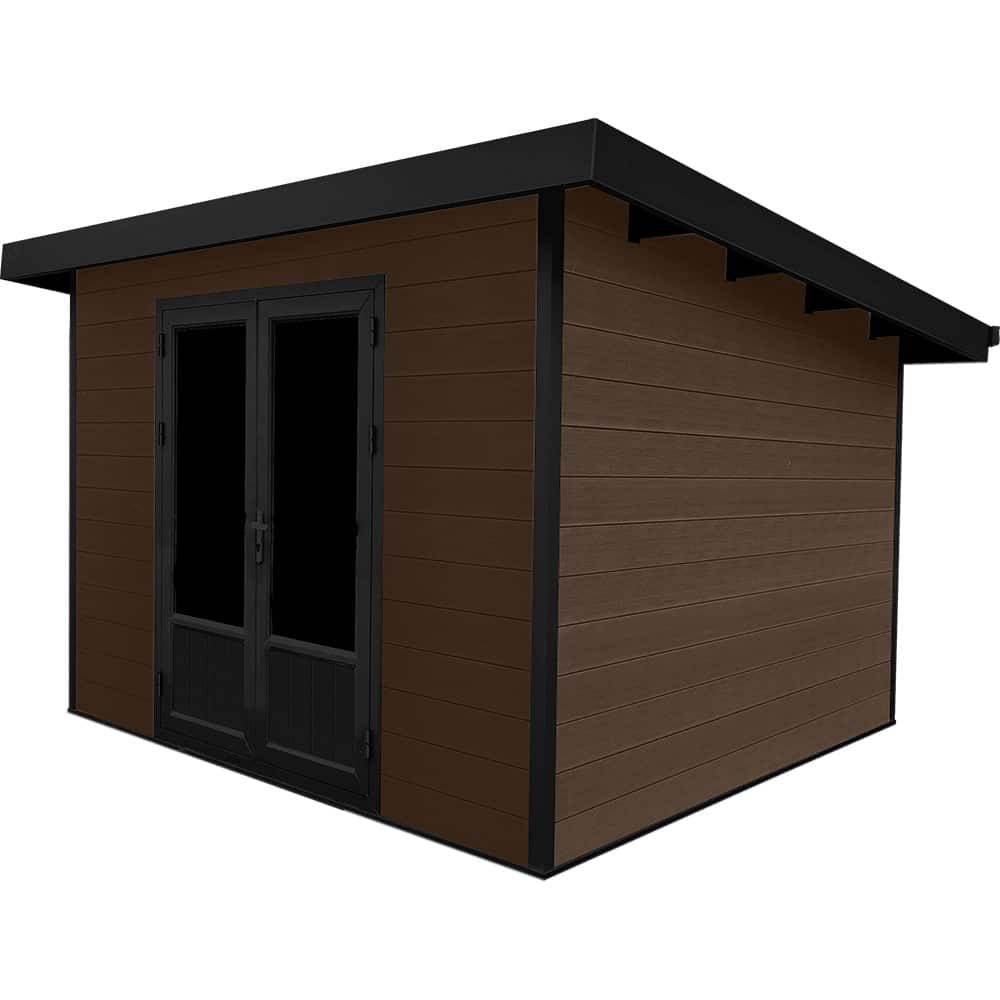 Shed-Mistral-WALNUT-10-x-10 | FiberWood