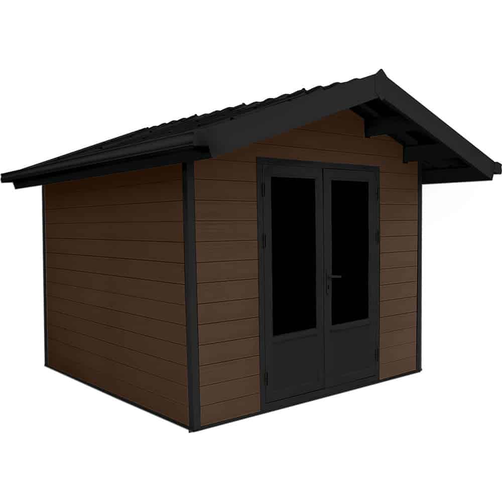 Shed-Scandinavian-WALNUT-10-x-10 | FiberWood